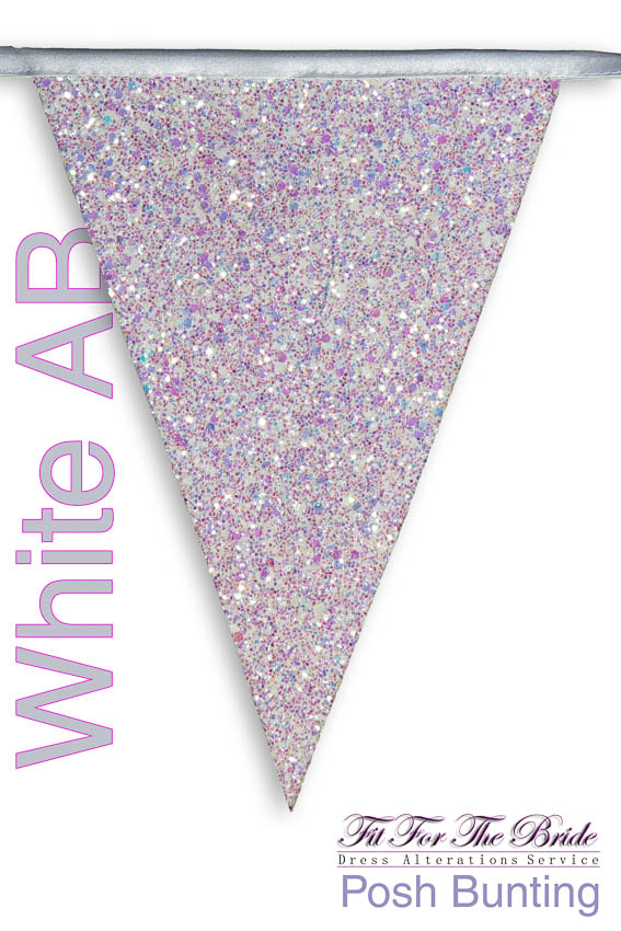 Posh Bunting - White AB